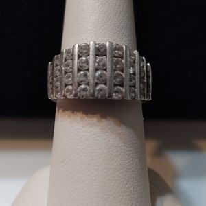 Sparkling Sterling Silver Ring